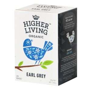Higher Living Earl Grey Organic Teabags (Pack of 80)