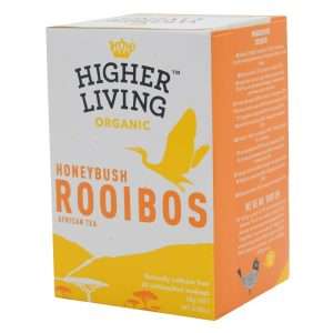 Higher Living Rooibos Honeybush Organic Teabags (Pack of 80) 2 Higher Living Rooibos Honeybush Organic Teabags (Pack of 80)