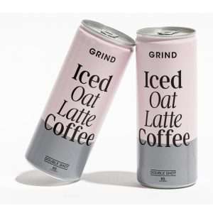 Grind Iced Oat Latte Coffee Cans 250ml (Pack of 12)