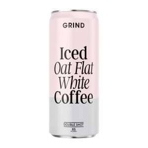 Grind Iced Oat Latte Coffee Cans 250ml (Pack of 12)