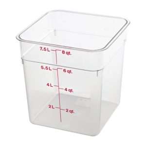 Cambro Square Polycarbonate Food Storage Container 7.6 Ltr