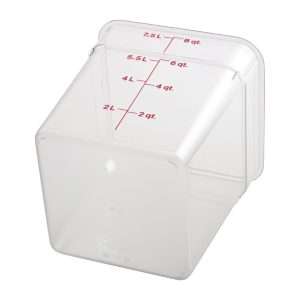 Cambro Square Polycarbonate Food Storage Container 7.6 Ltr