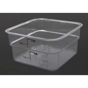 Cambro Square Polycarbonate Food Storage Container 1.9 Ltr