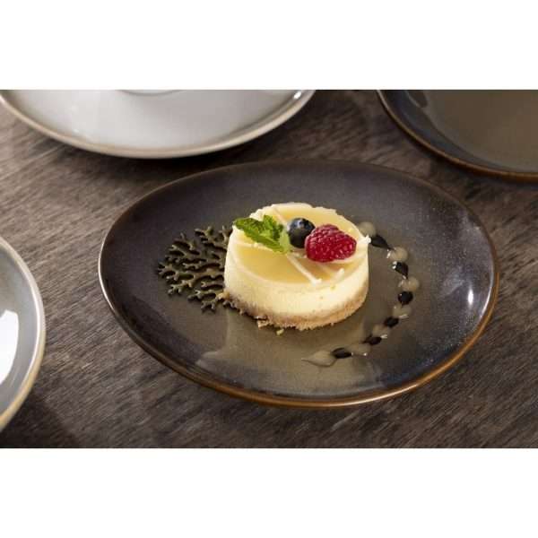 Olympia Birch Aubergine Coupe Plates 205mm (Pack of 6)