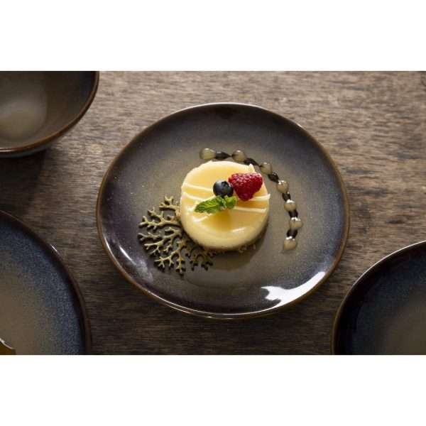 Olympia Birch Aubergine Coupe Plates 205mm (Pack of 6)