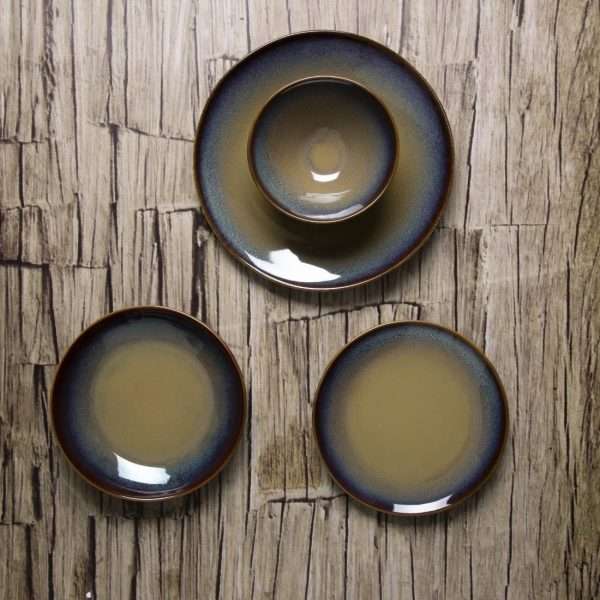 Olympia Birch Aubergine Wide Bowls 205mm (Pack of 6)