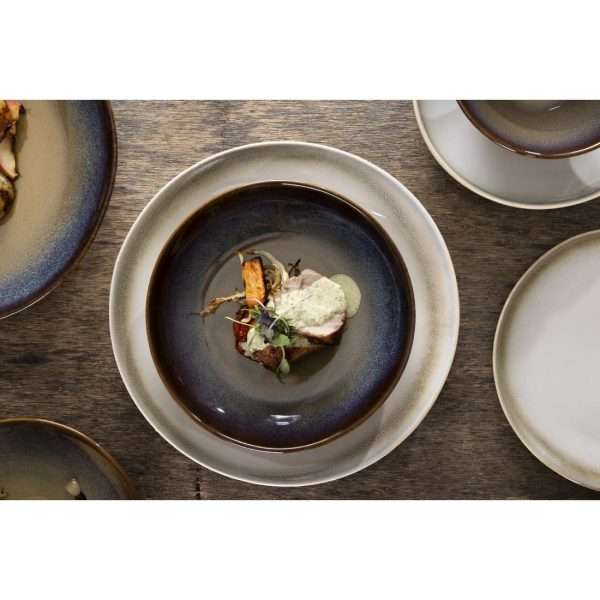 Olympia Birch Aubergine Wide Bowls 205mm (Pack of 6)