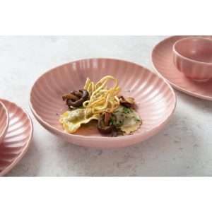 Olympia Corallite Coupe Bowls Peach 220mm (Pack of 6)