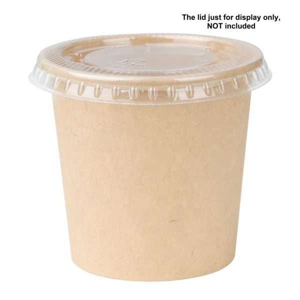 Fiesta Recyclable Portion Pots 80ml (Pack of 1000)