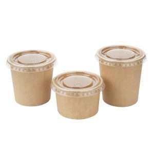 Fiesta Recyclable PET Lid for Portion Pots (Pack of 1000)