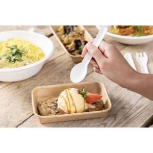 Fiesta Compostable Paper Teaspoons 132mm (Pack of 100)