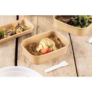 Fiesta Compostable Paper Ice Cream Spoons 95mm (Pack of 100)