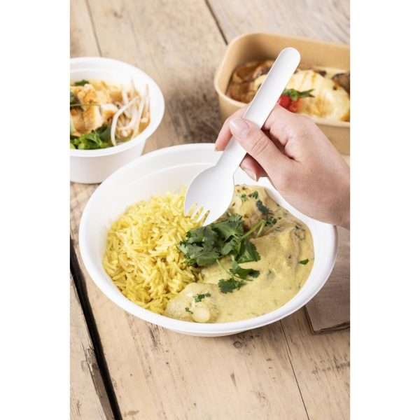 Fiesta Compostable Paper Sporks 160mm (Pack of 100)