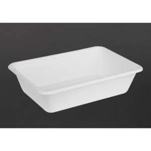 Fiesta Compostable Bagasse Food Container Bases 650ml (Pack of 100)