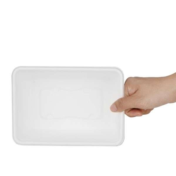 Fiesta Compostable Bagasse Food Container Bases 800ml (Pack of 100)