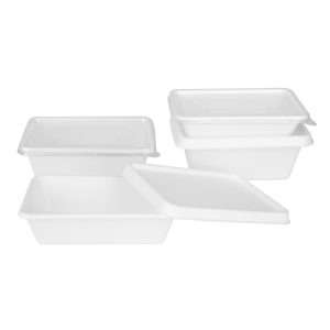 Fiesta Compostable Bagasse Food Container Bases 1000ml (Pack of 100)