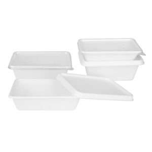 Fiesta Compostable Bagasse Lids for Bagasse Container Bases (Pack of 100)