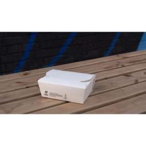 Notpla Medium Takeaway Boxes 1200ml – White (Pack of 250)