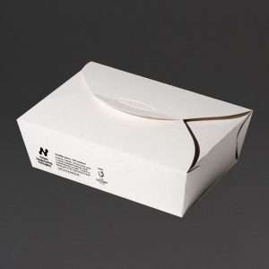 Notpla Large Takeaway Boxes 1750ml – White (Pack of 220)