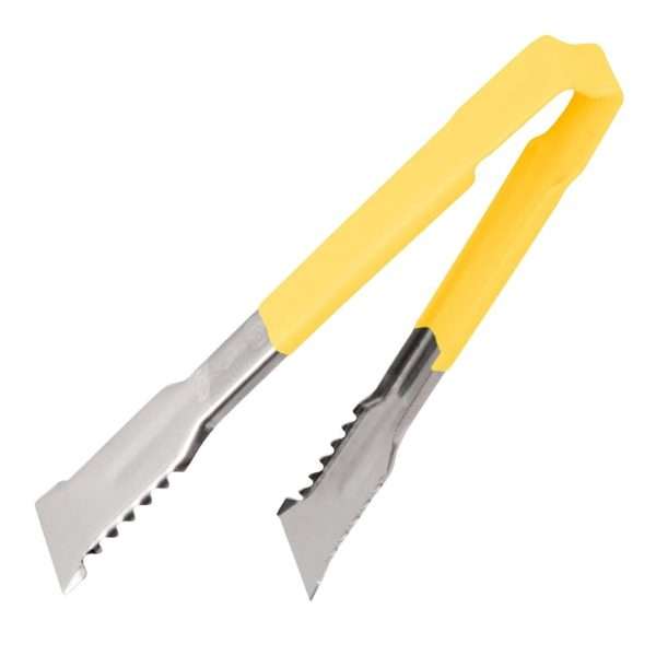 Vollrath Versagrip Tongs Flat Yellow 9.5”
