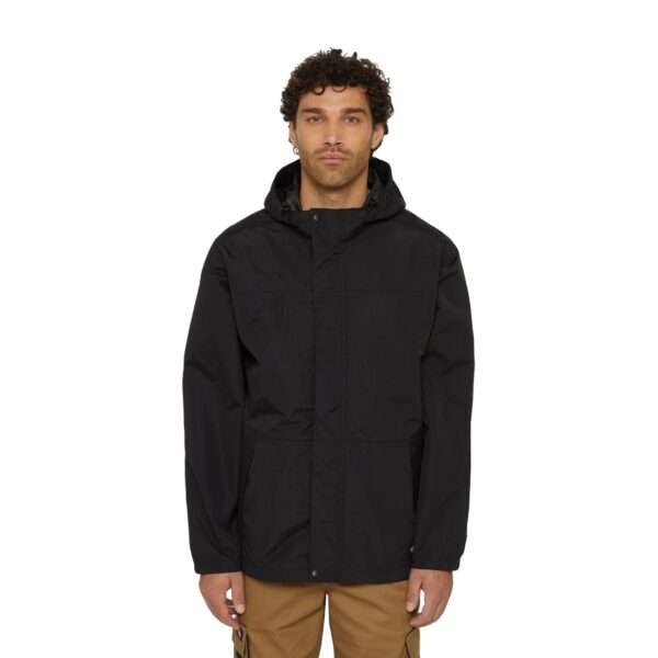 Dickies Waterproof Rain Jacket Black Size 2XL