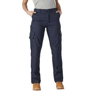 Dickies Womens Flex Everyday Trousers Navy Size 26