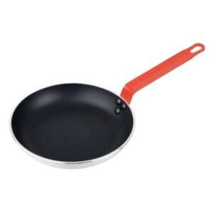 Hygiplas Aluminium Non-Stick Teflon Platinum Plus Frying Pan with Red Handle 24cm