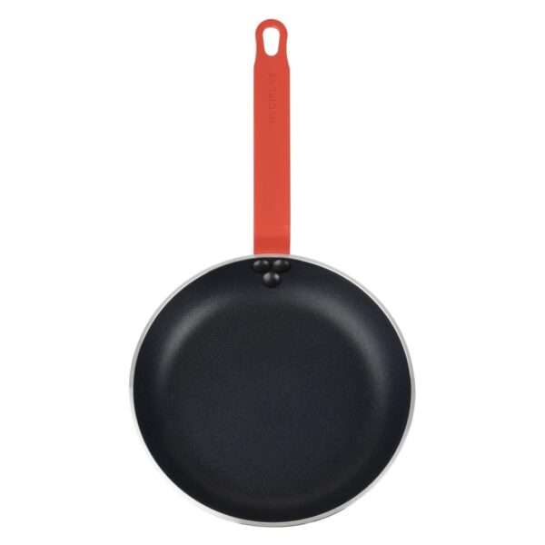 Hygiplas Aluminium Non-Stick Teflon Platinum Plus Frying Pan with Red Handle 24cm