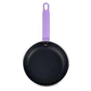 Hygiplas Aluminium Non-Stick Teflon Platinum Plus Frying Pan with Purple Handle 20cm