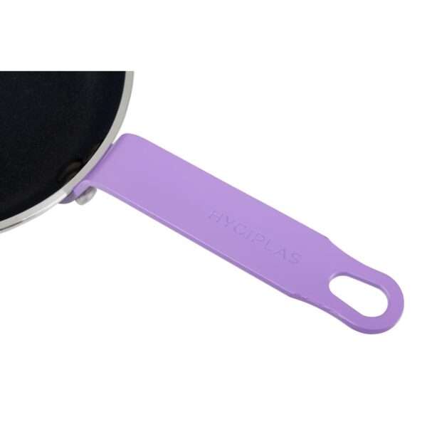 Hygiplas Aluminium Non-Stick Teflon Platinum Plus Frying Pan with Purple Handle 20cm