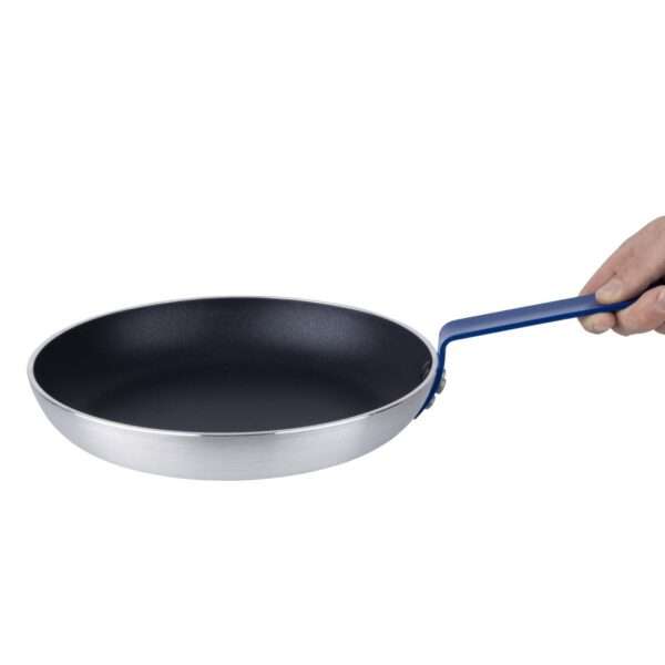 Hygiplas Aluminium Non-stick Teflon Platinum Plus Frying Pan with Blue Handle 28cm