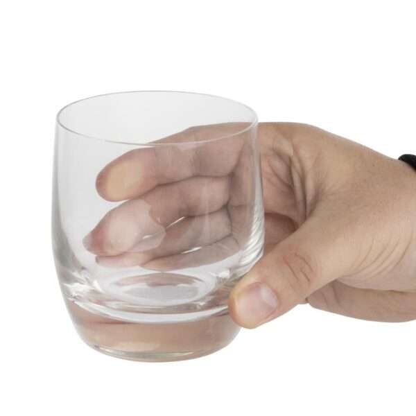 Olympia Verona Crystal Rocks Tumblers 280ml (6 Pack)