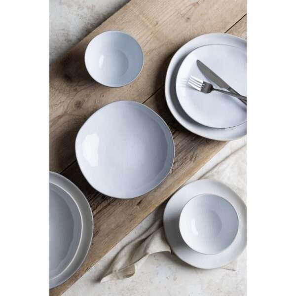 Olympia Raw Recycled Clay Charcoal Coupe Bowls 230mm (Pack of 6)