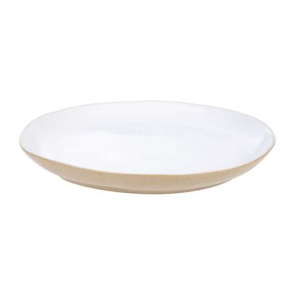 Olympia Raw Recycled Clay Natural Coupe Plates 260mm (Pack of 6)