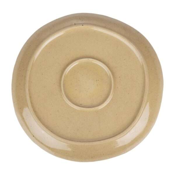 Olympia Raw Recycled Clay Natural Coupe Plates 260mm (Pack of 6)