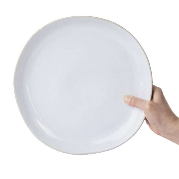 Olympia Raw Recycled Clay Natural Coupe Plates 260mm (Pack of 6)