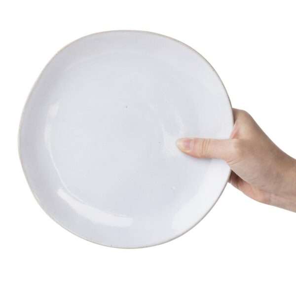 Olympia Raw Recycled Clay Natural Coupe Plates 220mm (Pack of 6)