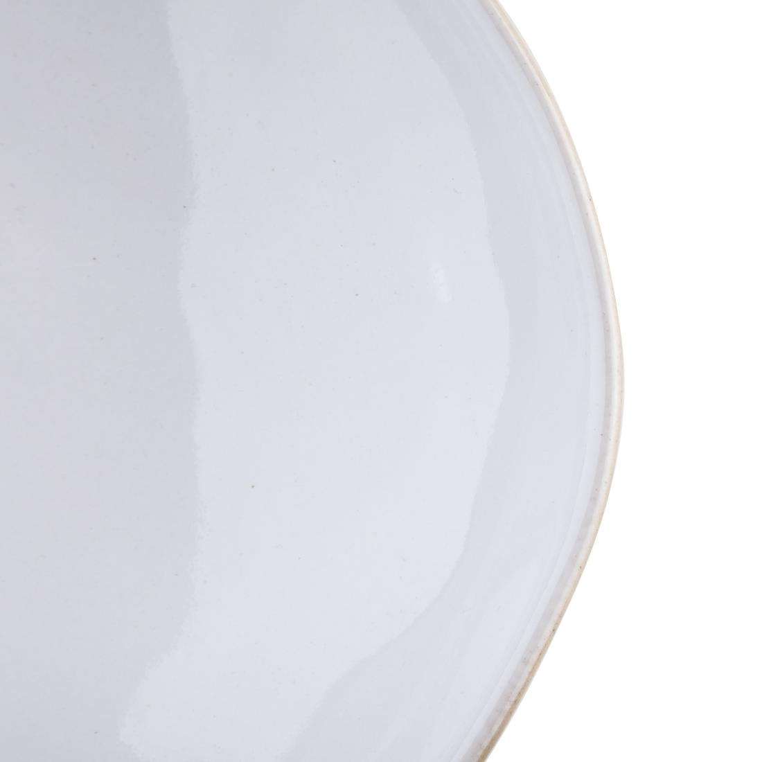 hs334_npi24-7436 Olympia Raw Recycled Clay Natural Coupe Bowls 230mm (Pack of 6)