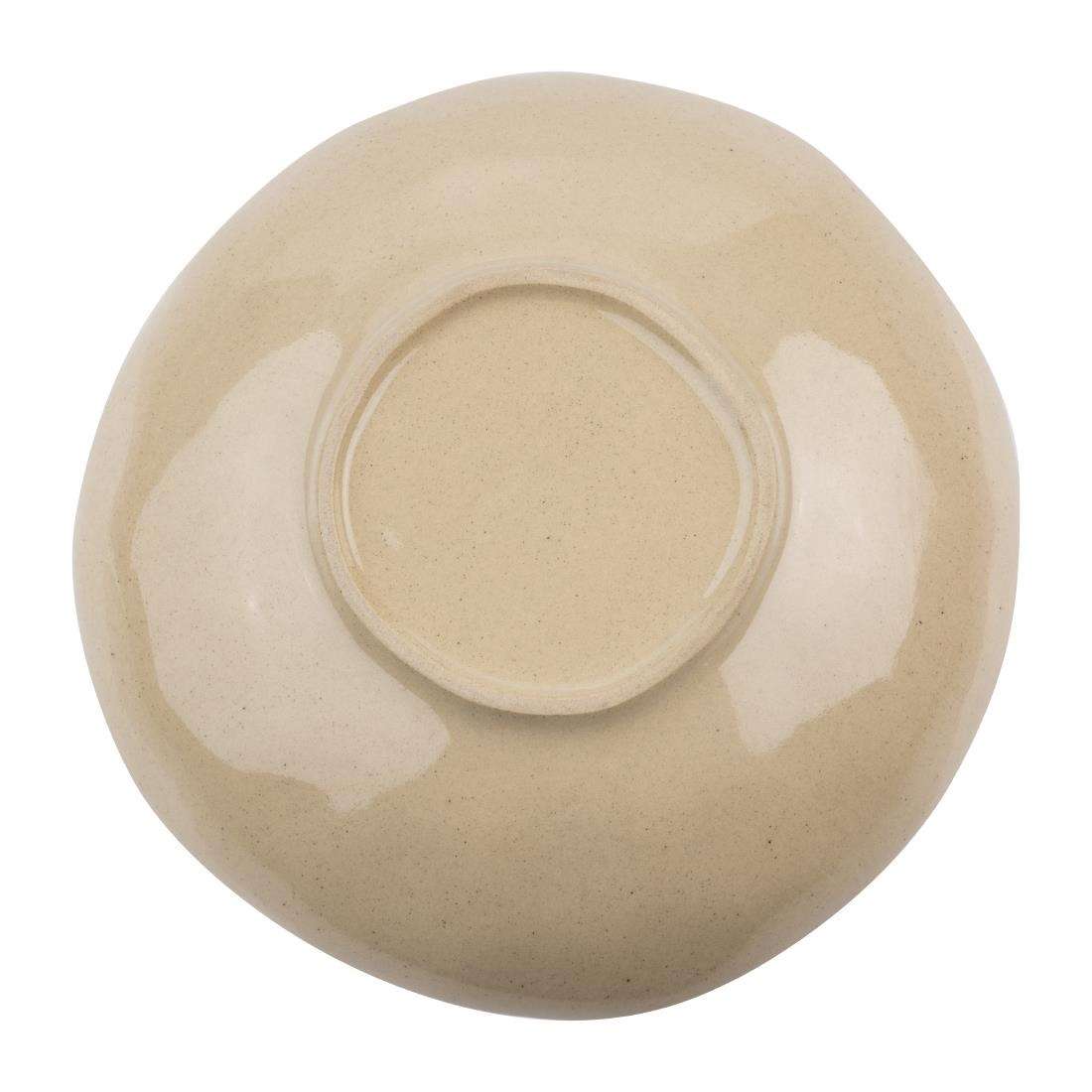 hs334_npi24-7437 Olympia Raw Recycled Clay Natural Coupe Bowls 230mm (Pack of 6)