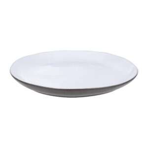 Olympia Raw Recycled Clay Charcoal Coupe Plates 260mm (Pack of 6)