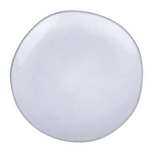 Olympia Raw Recycled Clay Charcoal Coupe Plates 220mm (Pack of 6)