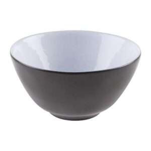 Olympia Raw Recycled Clay Charcoal Deep Bowls 140mm (Pack of 6)