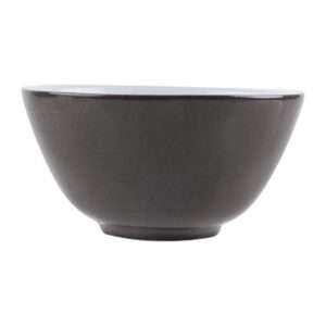 Olympia Raw Recycled Clay Charcoal Deep Bowls 140mm (Pack of 6)