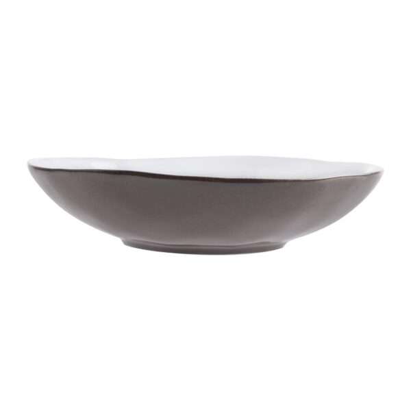 Olympia Raw Recycled Clay Charcoal Coupe Bowls 230mm (Pack of 6)