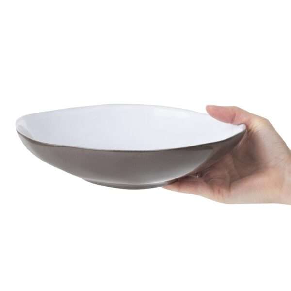 Olympia Raw Recycled Clay Charcoal Coupe Bowls 230mm (Pack of 6)