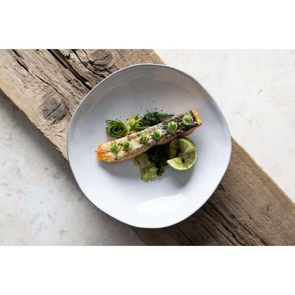 Olympia Raw Recycled Clay Charcoal Coupe Bowls 230mm (Pack of 6)