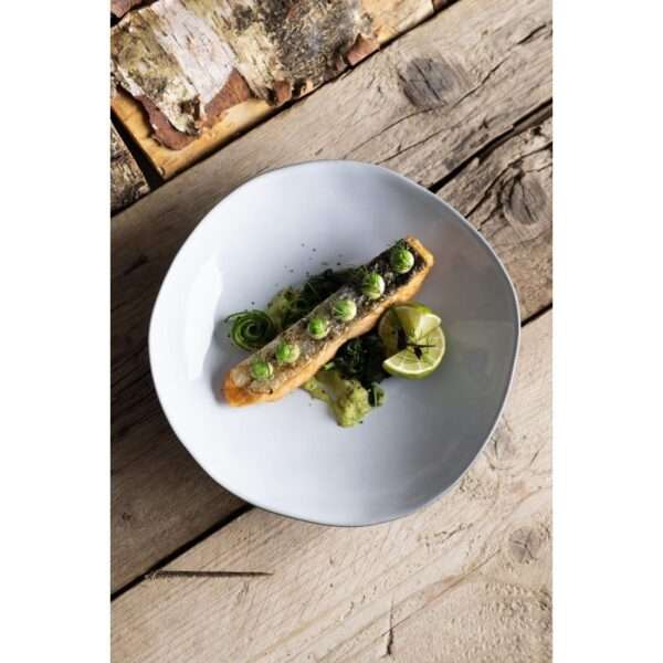 Olympia Raw Recycled Clay Charcoal Coupe Bowls 230mm (Pack of 6)