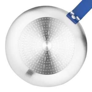 Hygiplas Aluminium Non-stick Teflon Platinum Plus Frying Pan with Blue Handle 28cm