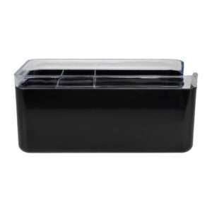 Olympia Kristallon Bar Caddy Black ABS