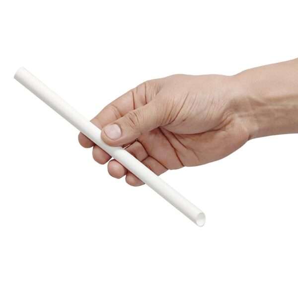 Fiesta Compostable Bubble Tea Straw White 12x210mm (Pack of 150)
